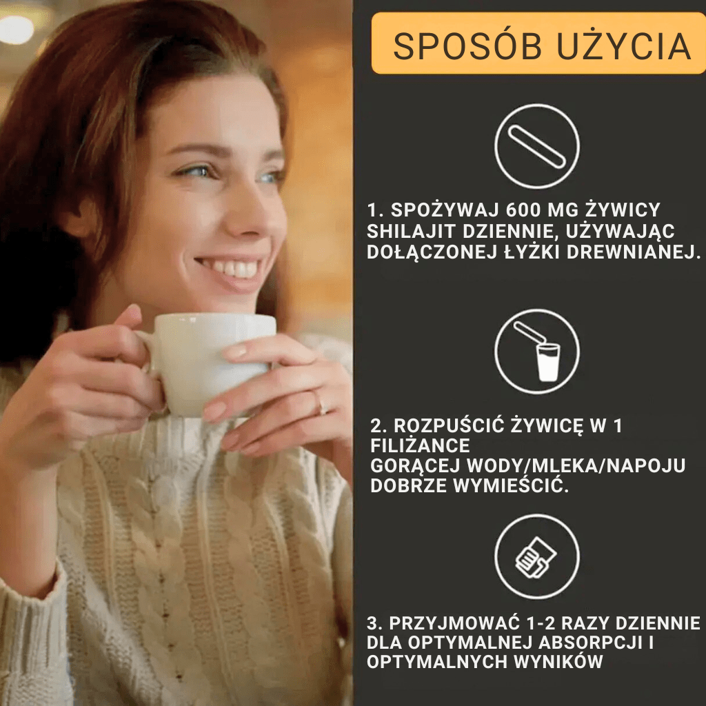 100% Naturalny Shilajit - Energia, siła i witalność każdego dnia! - 🇵🇱