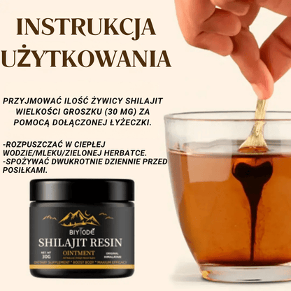 100% Naturalny Shilajit - Energia, siła i witalność każdego dnia! - 🇵🇱