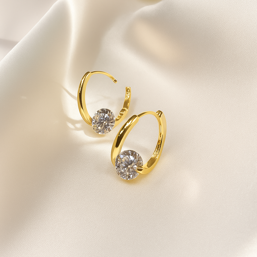 Kolczyki z germanem limfatycznym Halolux