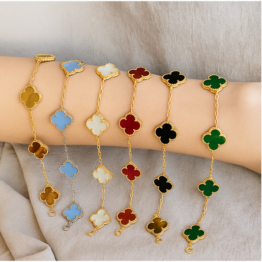 Bransoletka Koniczynka 4-listna