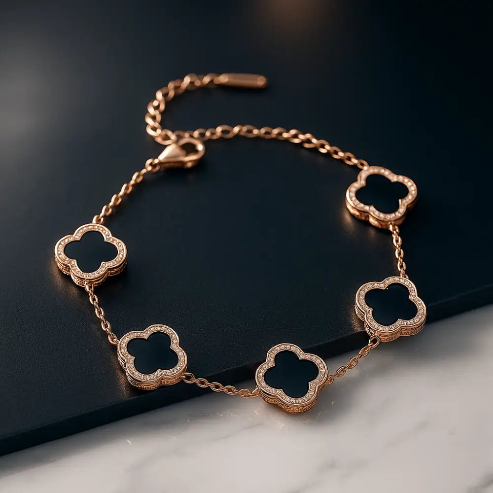 Bransoletka Koniczynka 4 - listna - 🇵🇱