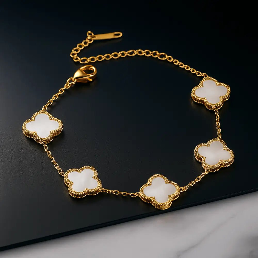 Bransoletka Koniczynka 4 - listna - 🇵🇱