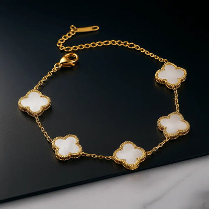 Bransoletka Koniczynka 4 - listna - 🇵🇱